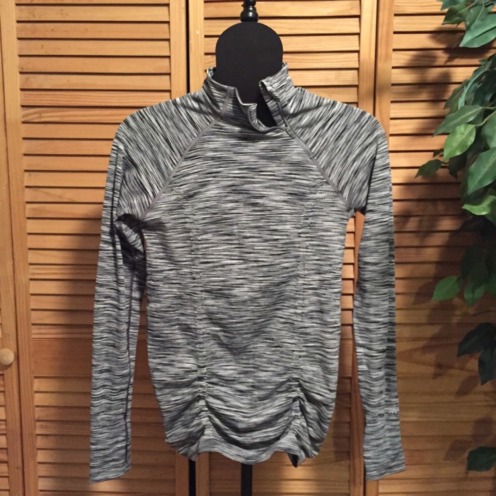 Fastest Track Asymmetrical Quarter Zip Gray